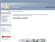 Tablet Screenshot of immobilien-sombke.de